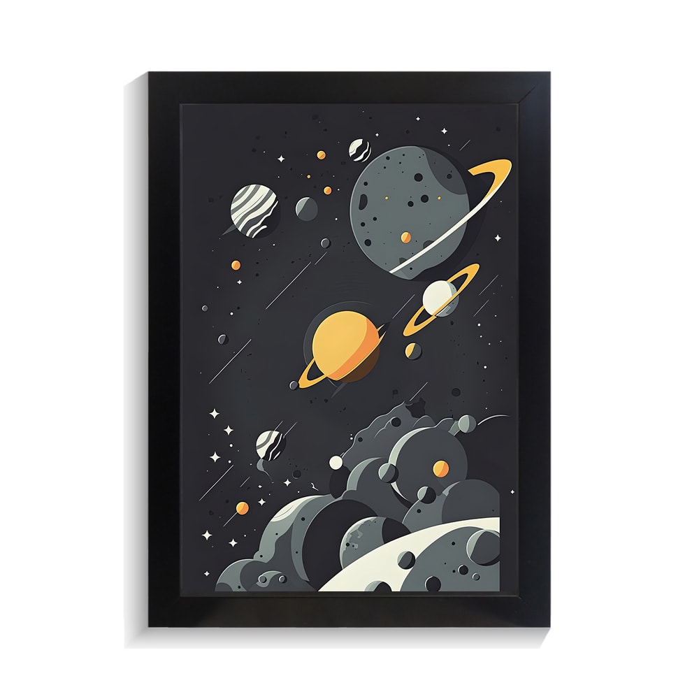 تابلو کهکشانی طرح سیاره کد PF-16061 تابلو کهکشانی طرح سیاره کد PF 16061