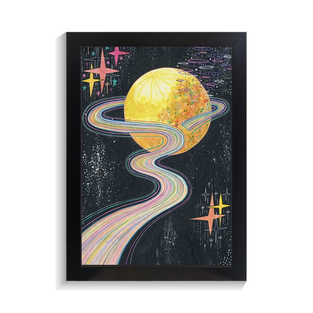 تابلو کهکشانی طرح سیاره کد PF-16064 تابلو کهکشانی طرح سیاره کد PF 16064