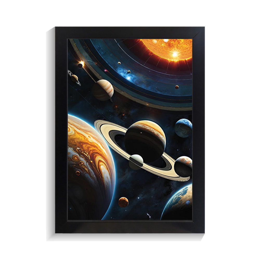 تابلو کهکشانی طرح سیاره کد PF-16071 تابلو کهکشانی طرح سیاره کد PF 16071