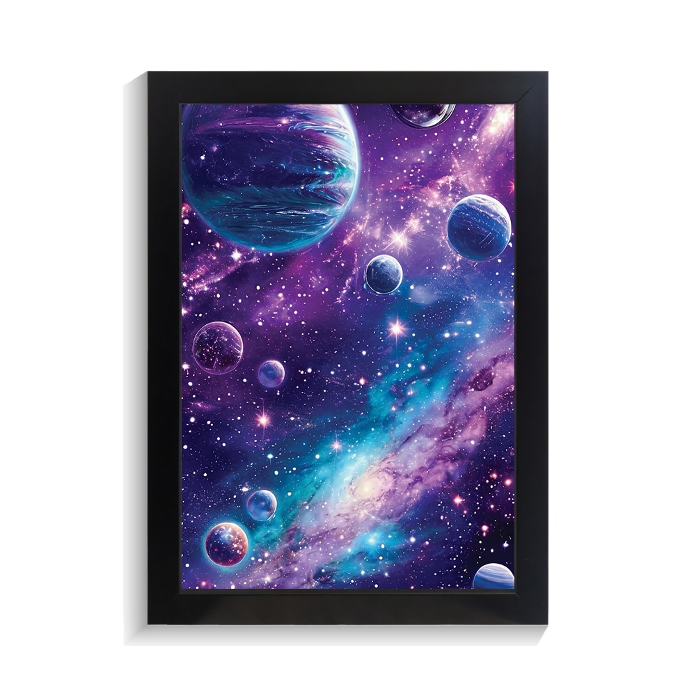 تابلو کهکشانی طرح سیاره کد PF-16080 تابلو کهکشانی طرح سیاره کد PF 16080