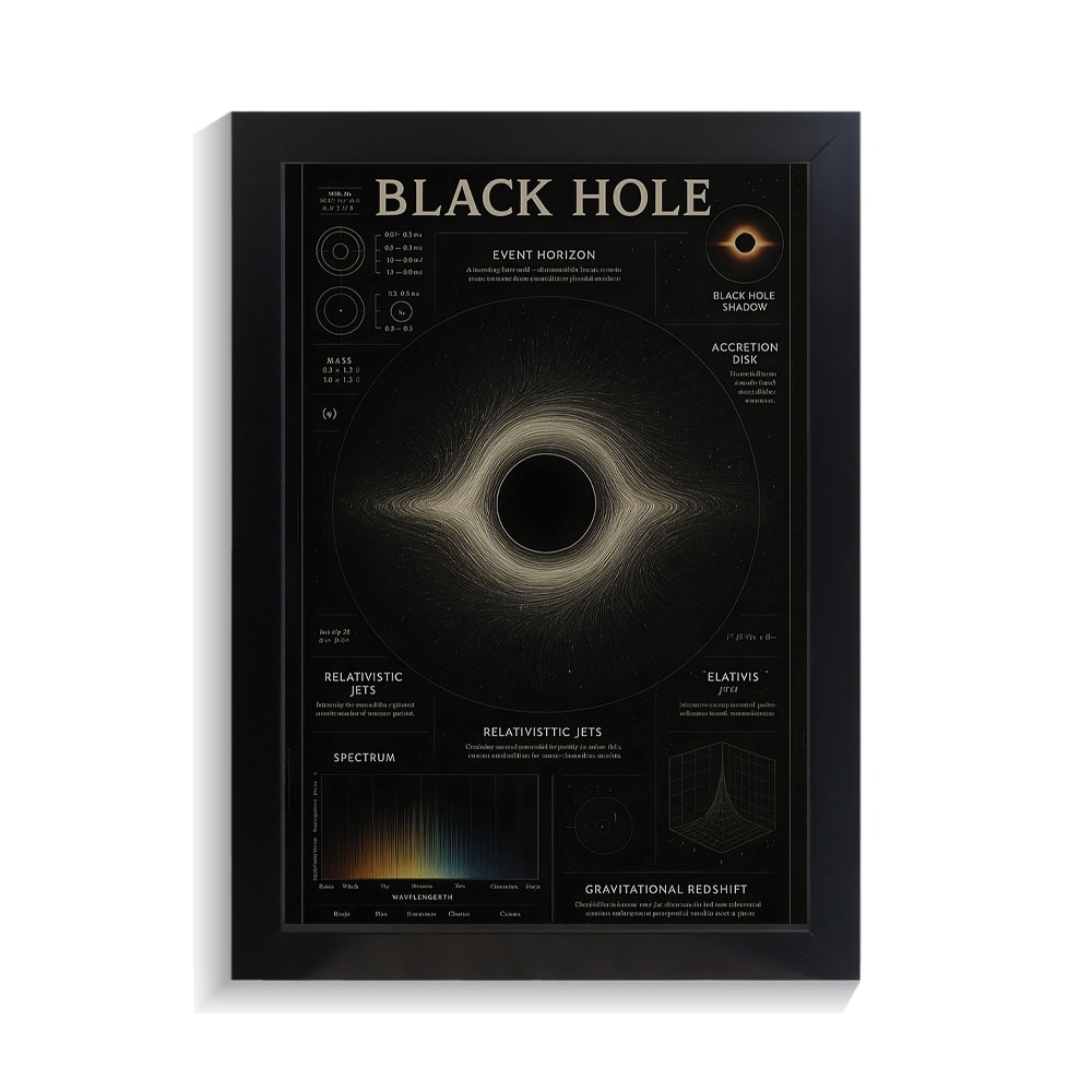 تابلو کهکشانی طرح سیاه چاله کد PF-16148 تابلو کهکشانی طرح سیاه چاله کد PF 16148