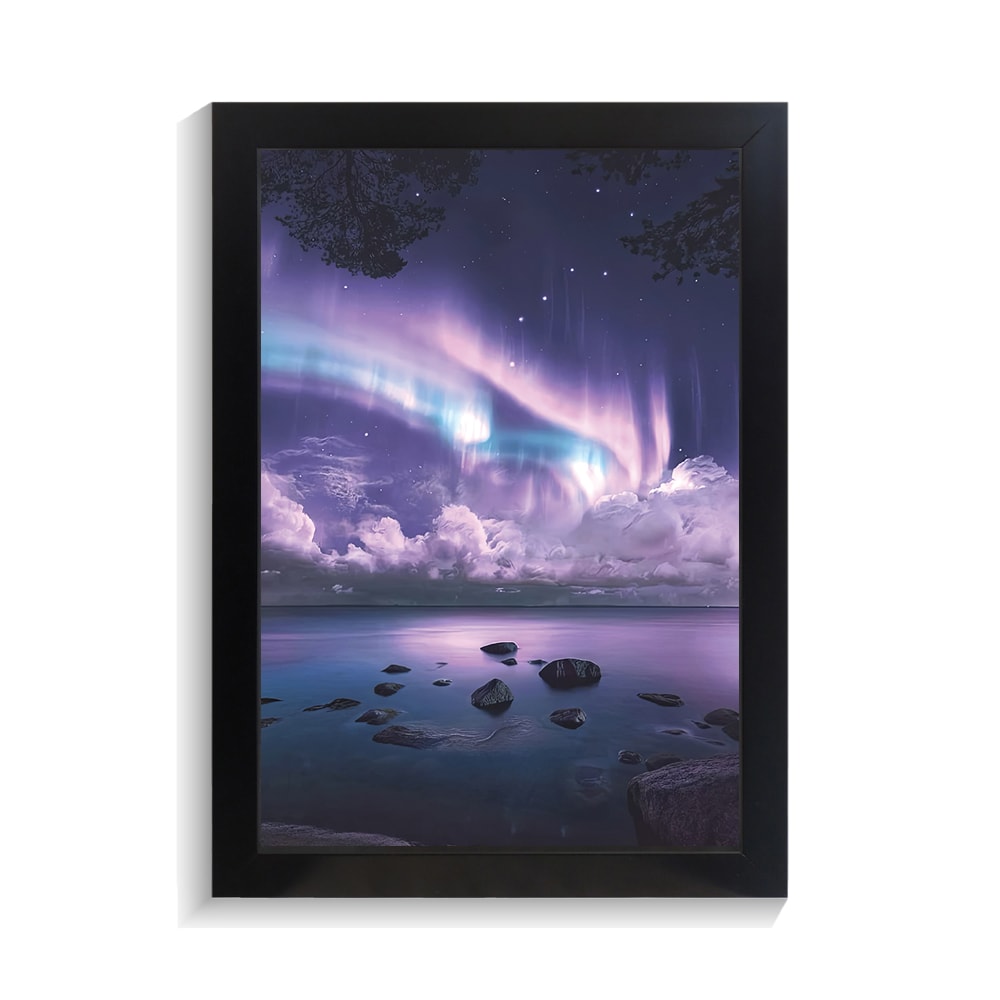 تابلو کهکشانی طرح شفق قطبی کد PF-16171 تابلو کهکشانی طرح شفق قطبی کد PF 16171