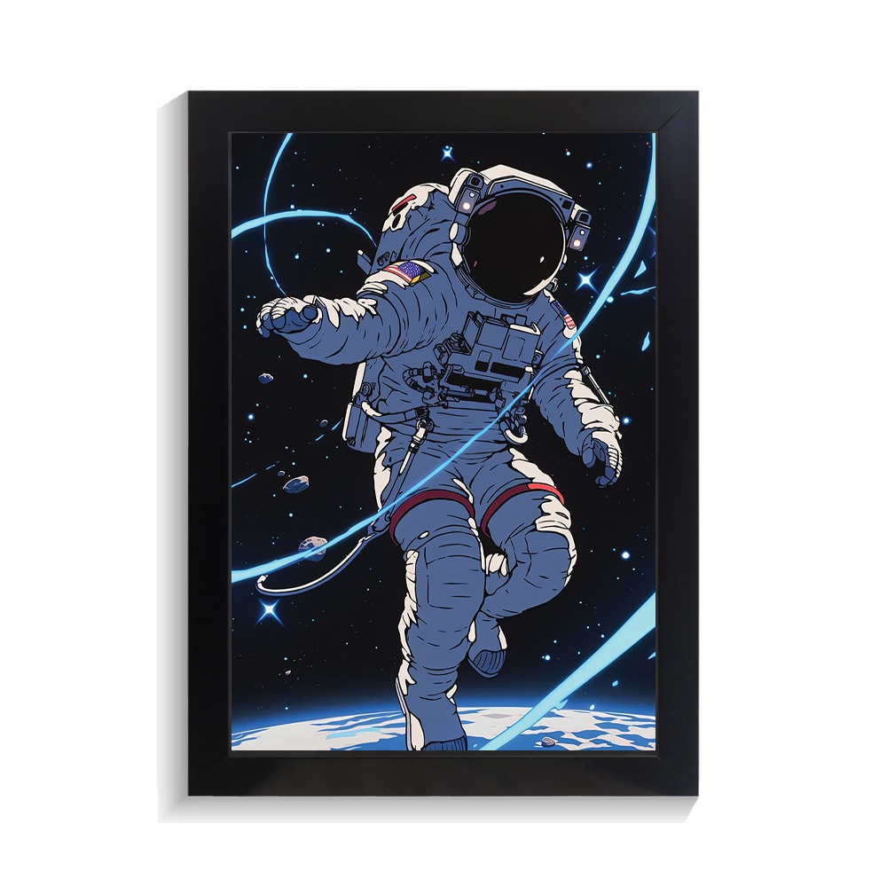 تابلو کهکشانی طرح فضانورد کد PF-16093 تابلو کهکشانی طرح فضانورد کد PF 16093