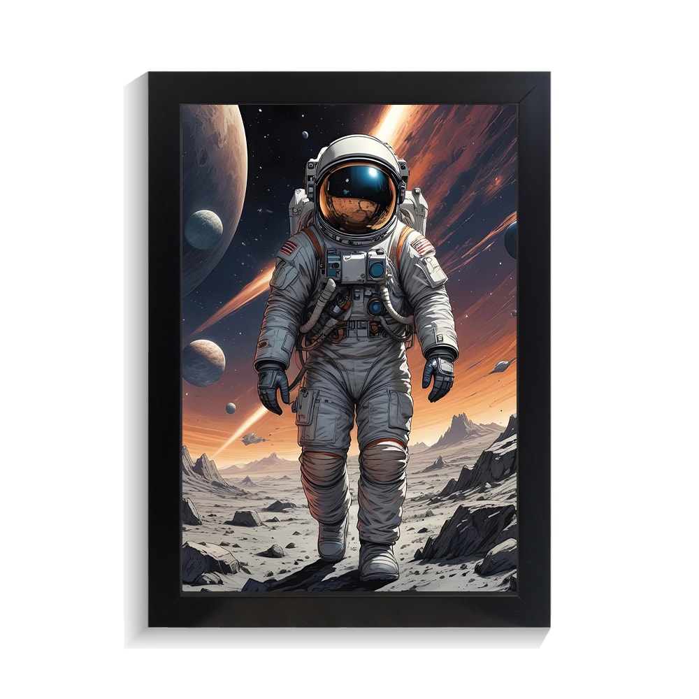 تابلو کهکشانی طرح فضانورد کد PF-16095 تابلو کهکشانی طرح فضانورد کد PF 16095