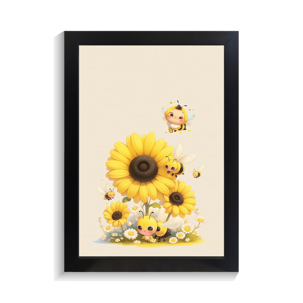 تابلو کودکانه طرح آفتابگردان کد PF-26014 تابلو کودکانه طرح آفتابگردان کد PF 26014