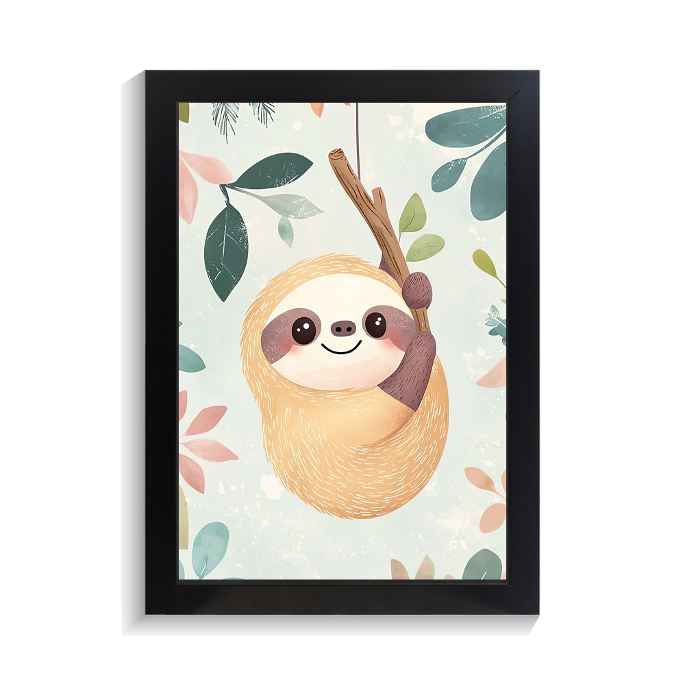 تابلو کودکانه طرح تنبل کد PF-26037 تابلو کودکانه طرح تنبل کد PF 26037