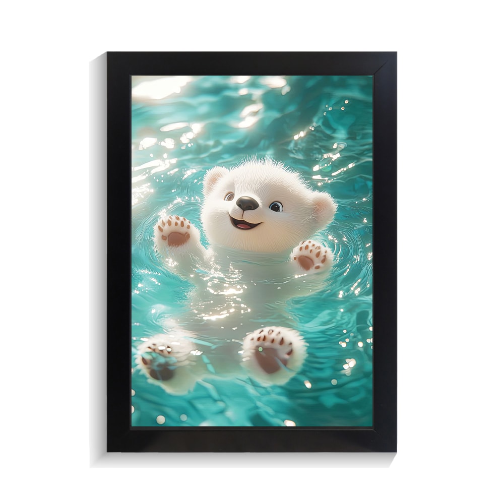 تابلو کودکانه طرح خرس کد PF-26155 تابلو کودکانه طرح خرس کد PF 26155