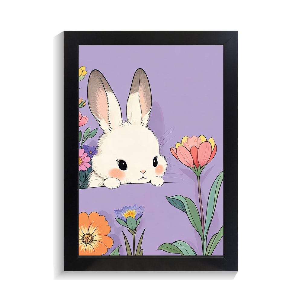 تابلو کودکانه طرح خرگوش کد PF-26126 تابلو کودکانه طرح خرگوش کد PF 26126