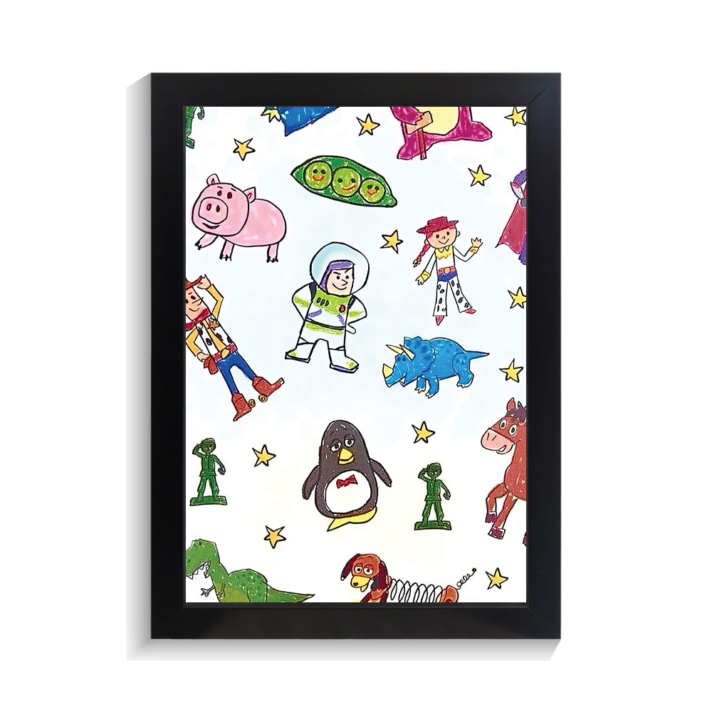 تابلو کودکانه طرح داستان اسباب بازی کد PF-26028 تابلو کودکانه طرح داستان اسباب بازی کد PF 26028