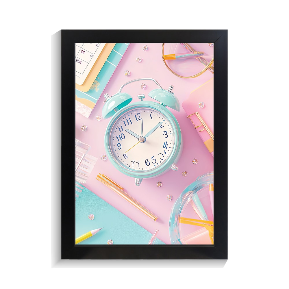 تابلو کودکانه طرح ساعت کد PF-26171 تابلو کودکانه طرح ساعت کد PF 26171