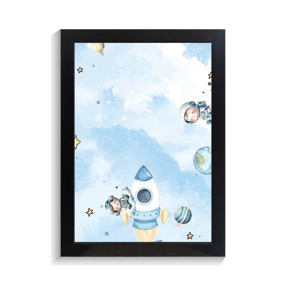 تابلو کودکانه طرح فضانورد کد PF-26032 تابلو کودکانه طرح فضانورد کد PF 26032