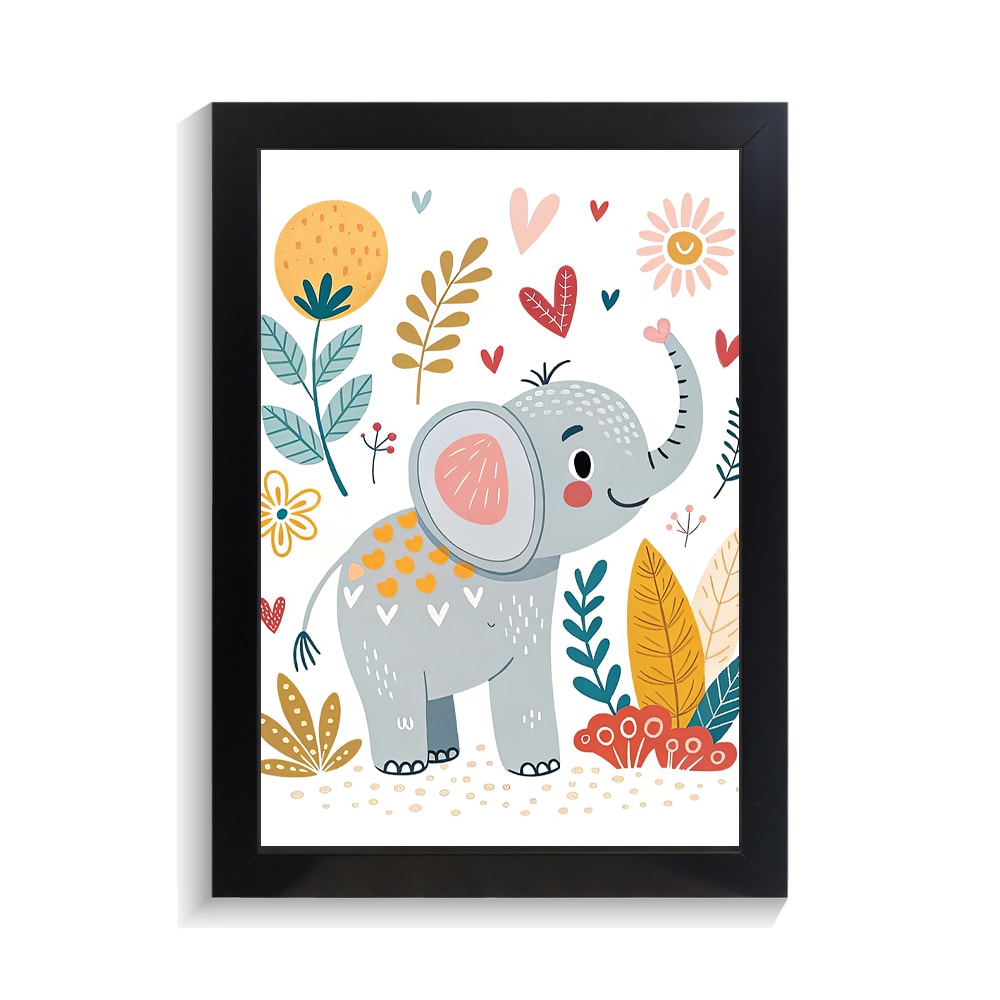 تابلو کودکانه طرح فیل کد PF-26036 تابلو کودکانه طرح فیل کد PF 26036