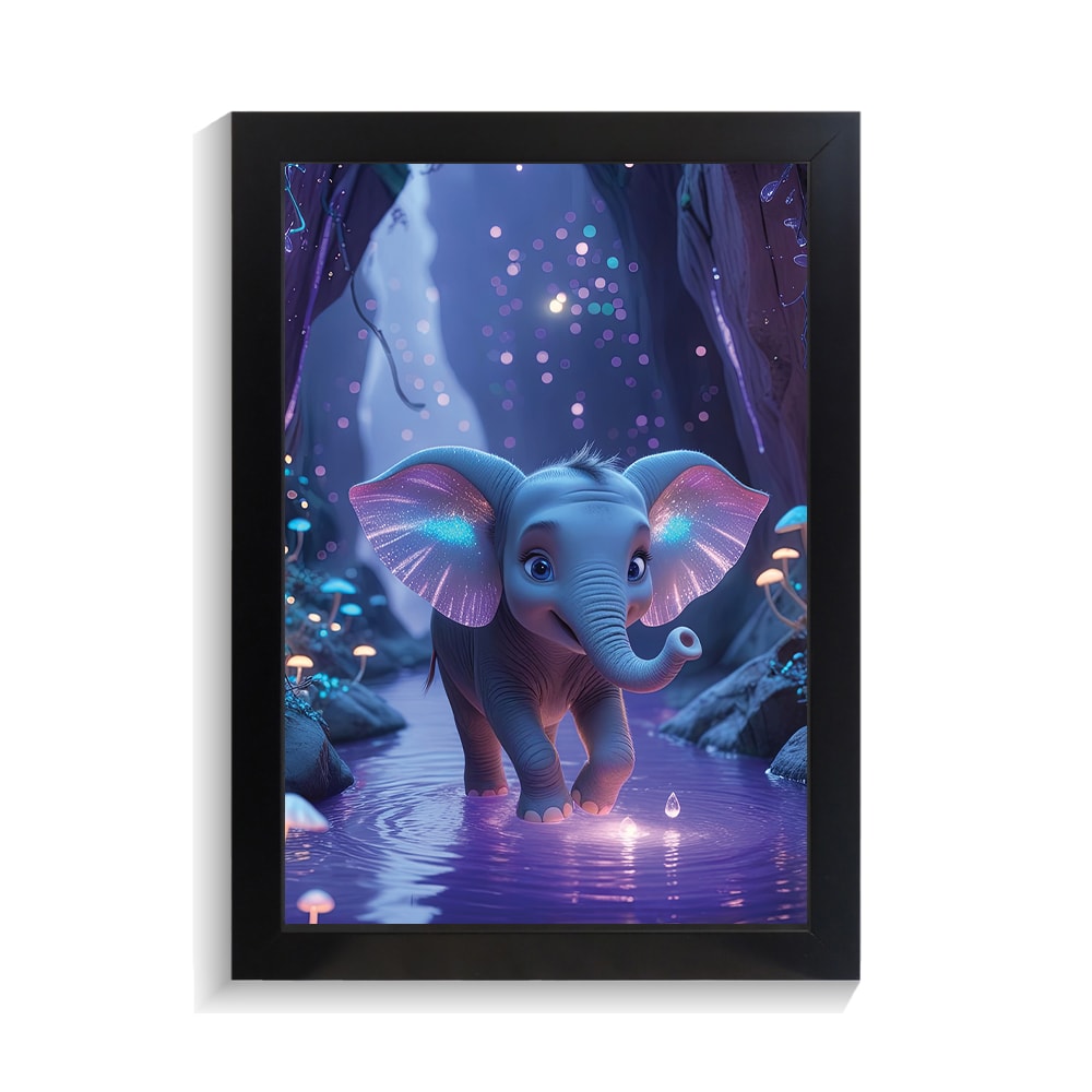 تابلو کودکانه طرح فیل کد PF-26080 تابلو کودکانه طرح فیل کد PF 26080