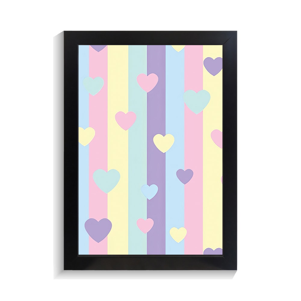 تابلو کودکانه طرح قلب کد PF-26062 تابلو کودکانه طرح قلب کد PF 26062