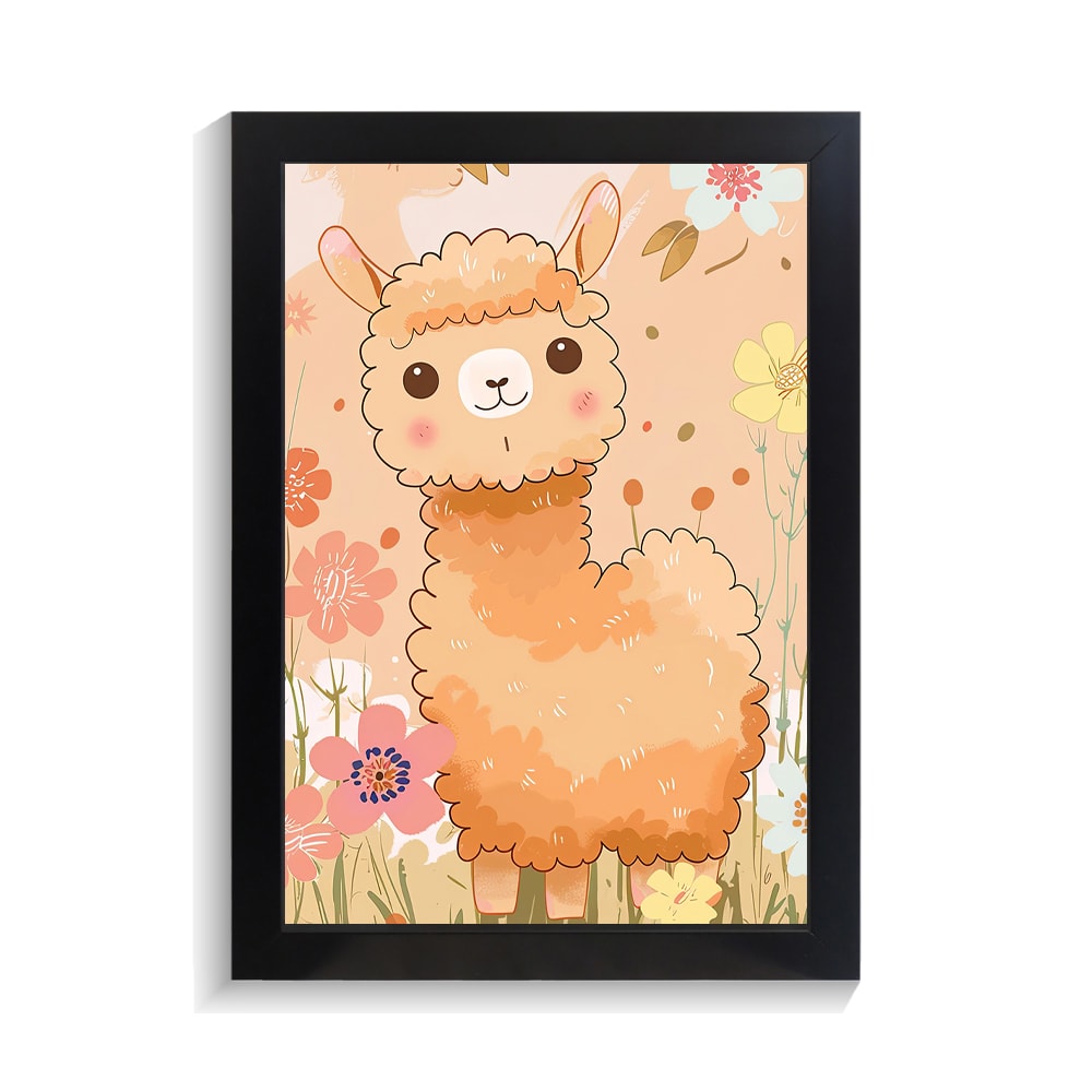 تابلو کودکانه طرح لاما کد PF-26007 تابلو کودکانه طرح لاما کد PF 26007