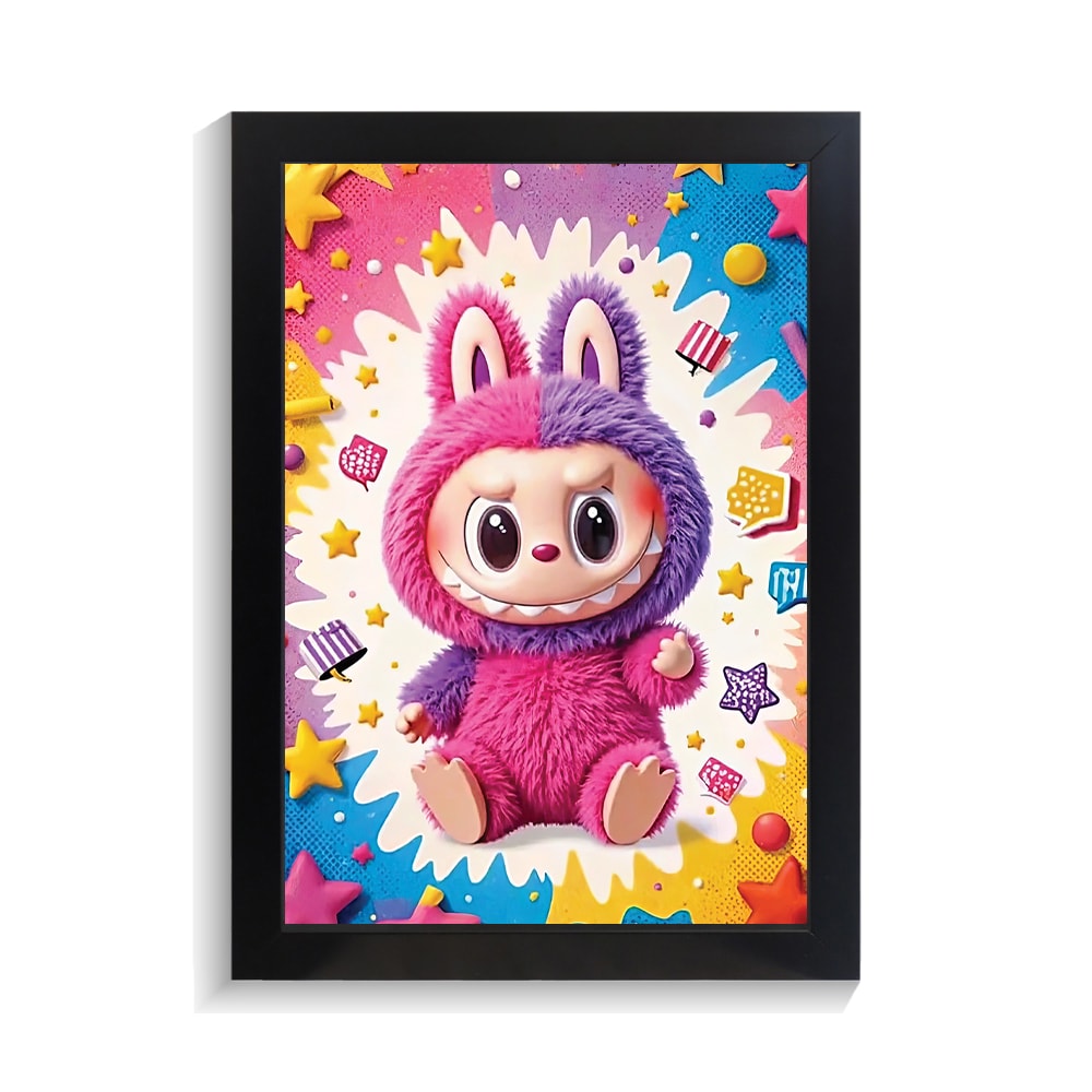 تابلو کودکانه طرح لبوبو کد PF-26106 تابلو کودکانه طرح لبوبو کد PF 26106