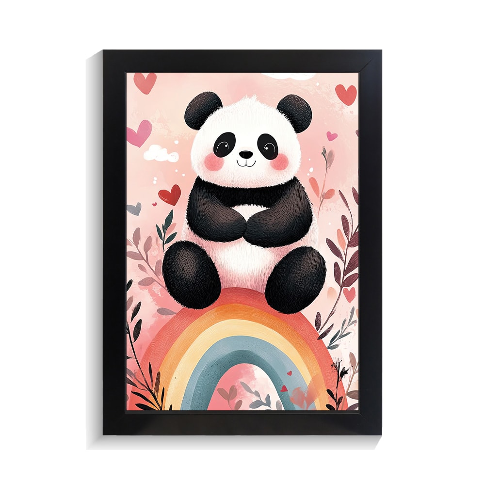 تابلو کودکانه طرح پاندا کد PF-26025 تابلو کودکانه طرح پاندا کد PF 26025