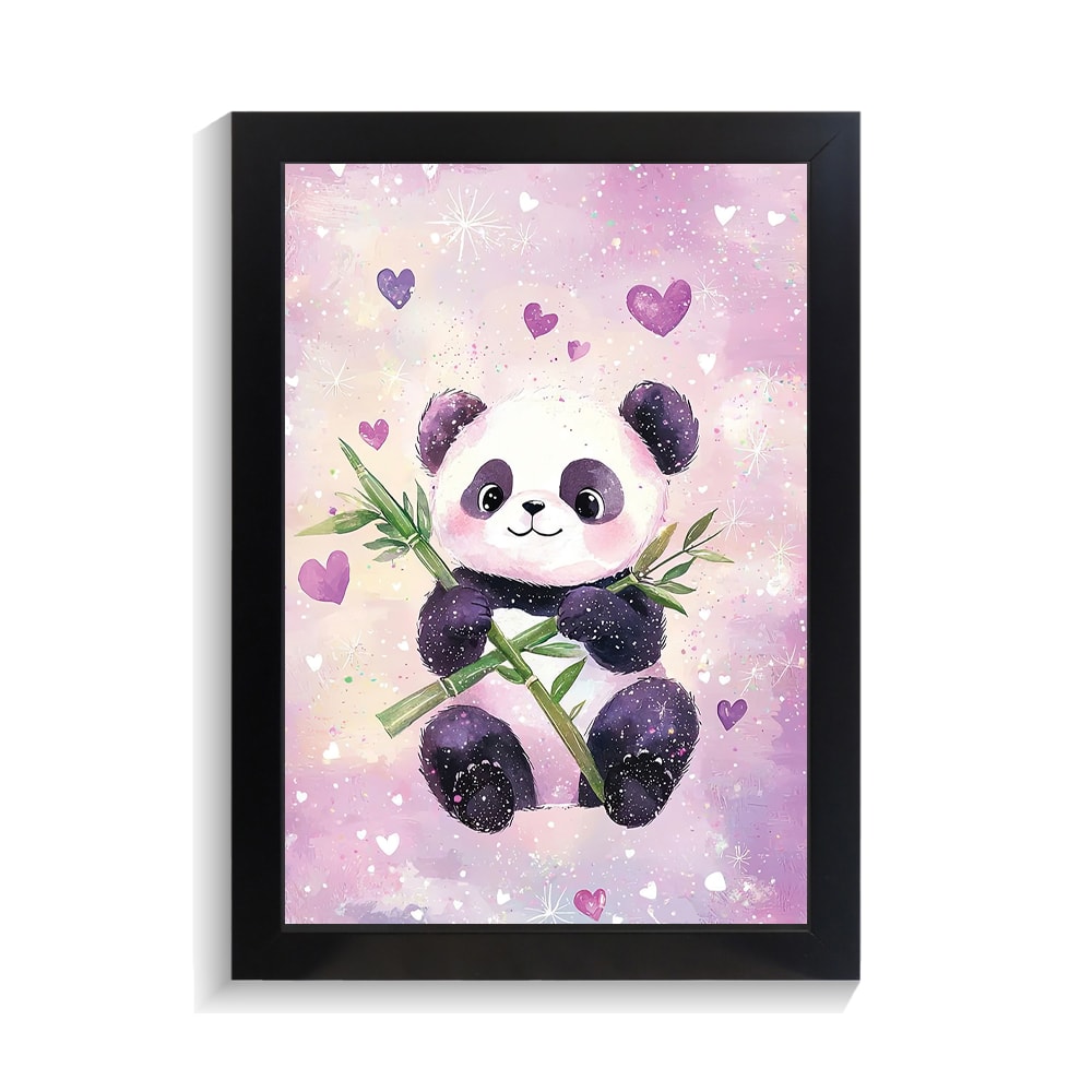 تابلو کودکانه طرح پاندا کد PF-26050 تابلو کودکانه طرح پاندا کد PF 26050