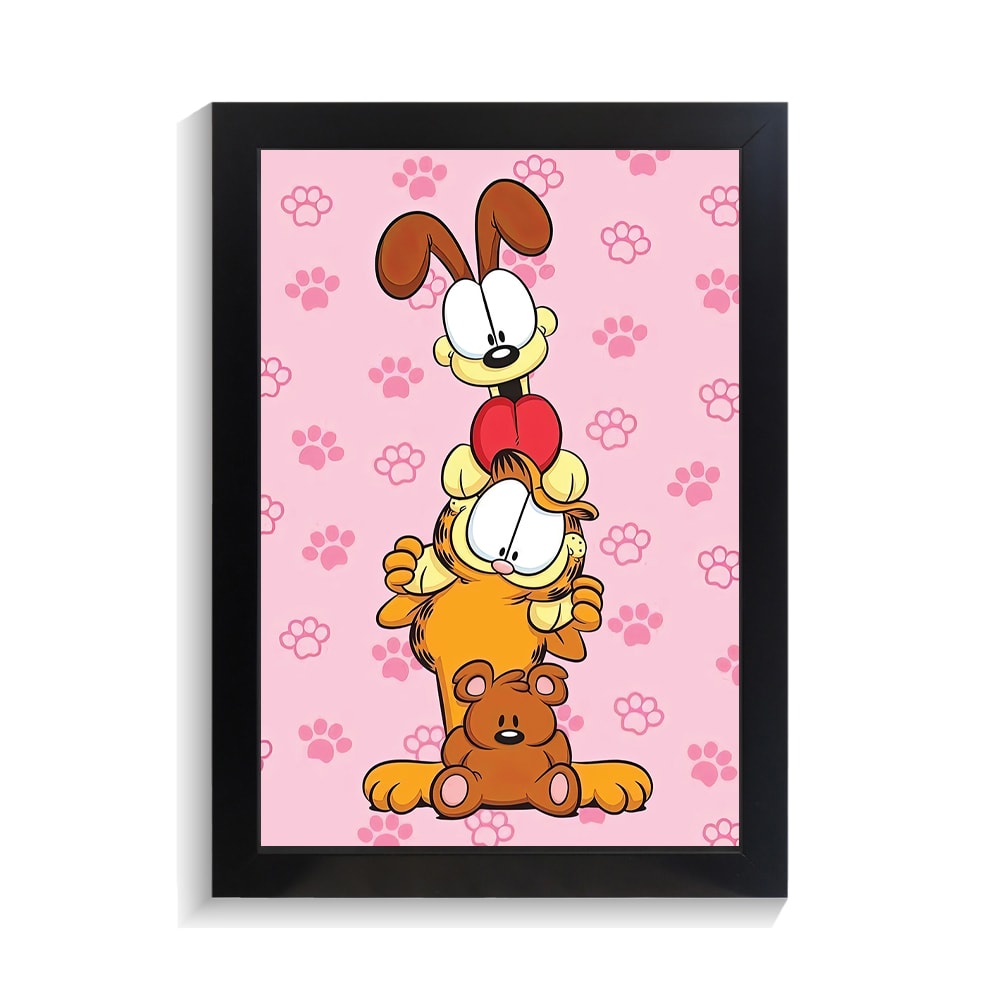 تابلو کودکانه طرح گارفیلد کد PF-26122 تابلو کودکانه طرح گارفیلد کد PF 26122