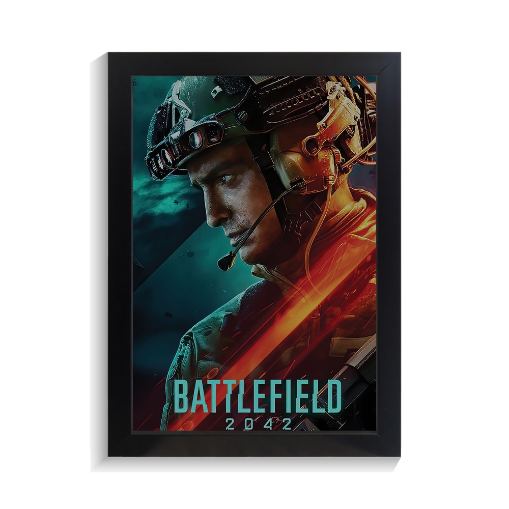 تابلو گیمینگ طرح بتلفیلد 2042 کد PF-30027 تابلو گیمینگ طرح بتلفیلد 2042 کد PF 30027