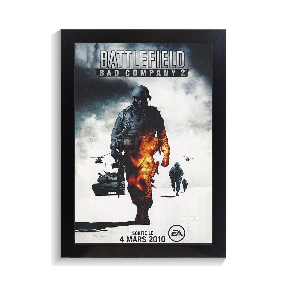 تابلو گیمینگ طرح بتلفیلد bad company 2 کد PF-30036 تابلو گیمینگ طرح بتلفیلد bad company 2 کد PF 30036