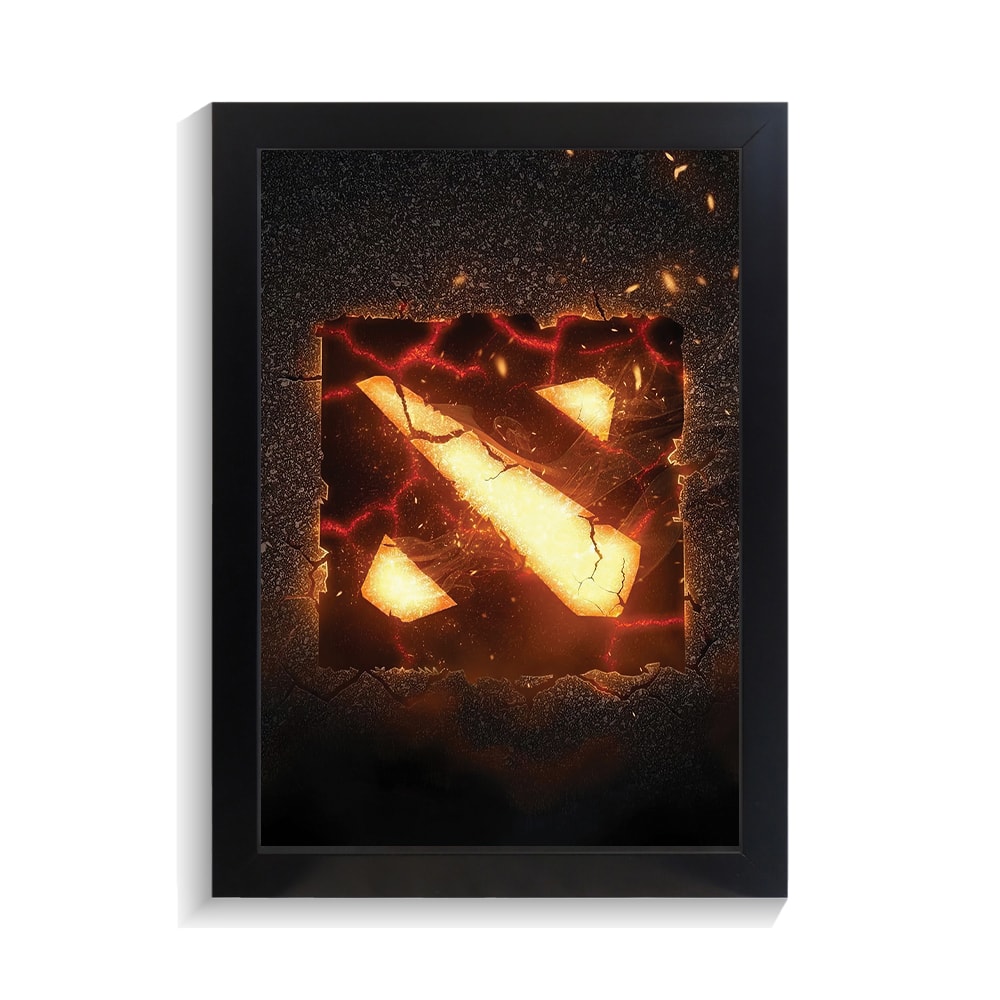 تابلو گیمینگ طرح دوتا 2 کد PF-30077 تابلو گیمینگ طرح دوتا 2 کد PF 30077