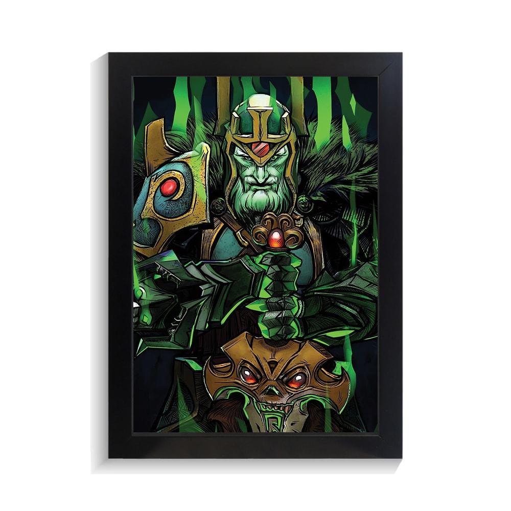 تابلو گیمینگ طرح دوتا 2 کد PF-30081 تابلو گیمینگ طرح دوتا 2 کد PF 30081