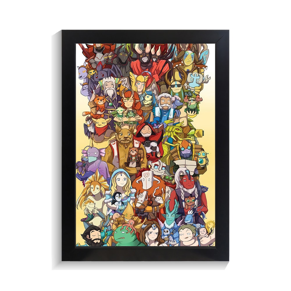 تابلو گیمینگ طرح دوتا 2 کد PF-30083 تابلو گیمینگ طرح دوتا 2 کد PF 30083