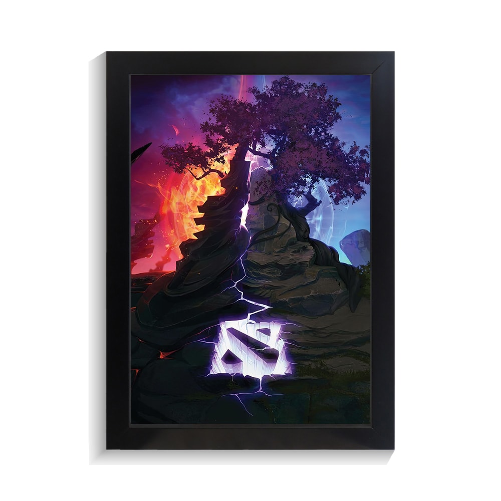 تابلو گیمینگ طرح دوتا 2 کد PF-30109 تابلو گیمینگ طرح دوتا 2 کد PF 30109