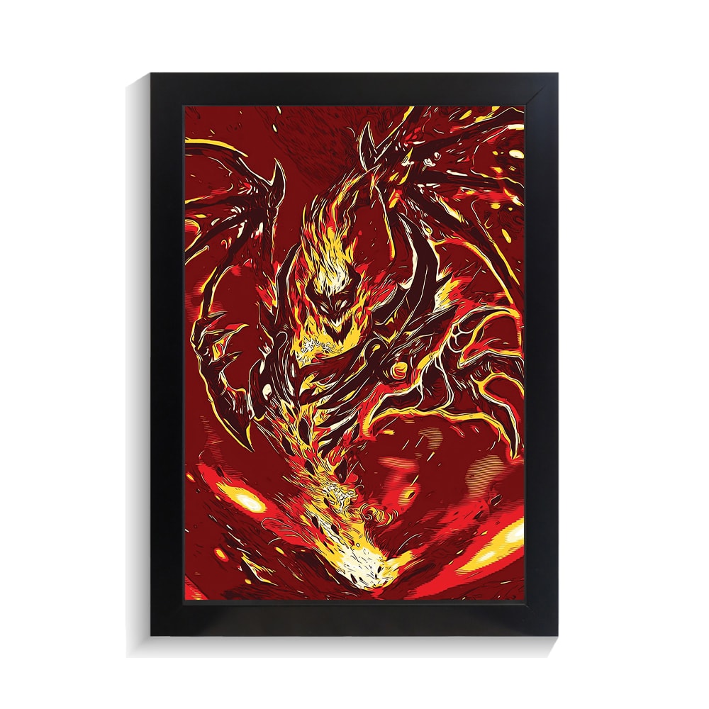 تابلو گیمینگ طرح دوتا 2 کد PF-30111 تابلو گیمینگ طرح دوتا 2 کد PF 30111