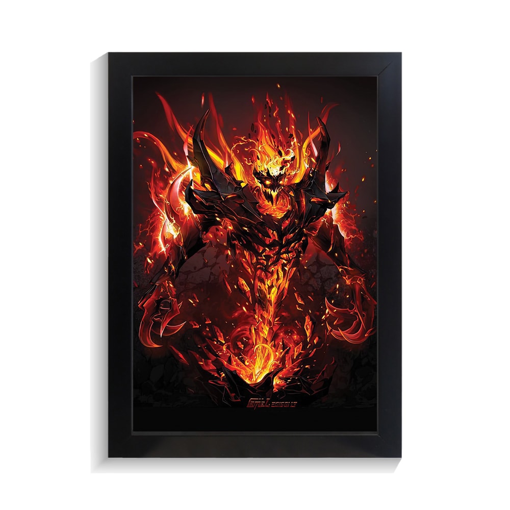 تابلو گیمینگ طرح دوتا 2 کد PF-30114 تابلو گیمینگ طرح دوتا 2 کد PF 30114