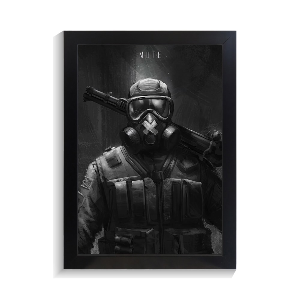 تابلو گیمینگ طرح رینبو سیکس کد PF-30222 تابلو گیمینگ طرح رینبو سیکس کد PF 30222