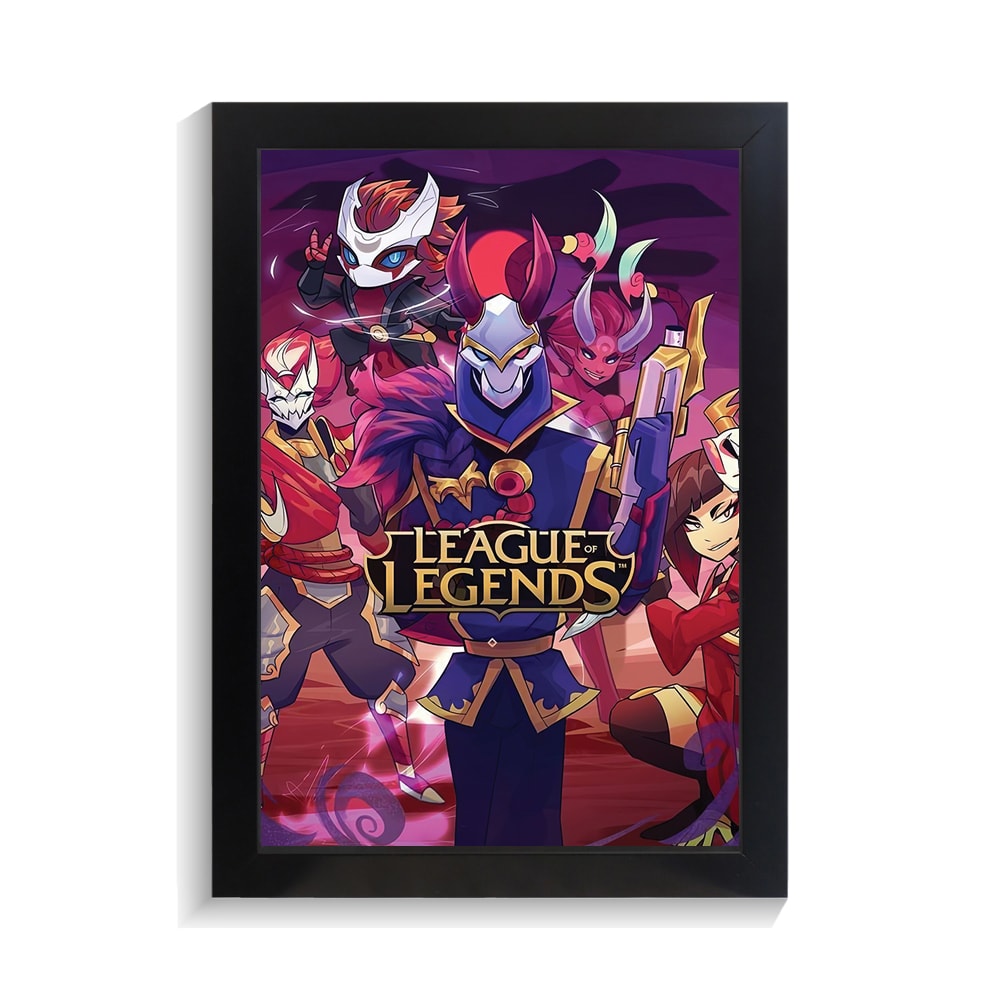 تابلو گیمینگ طرح لیگ اف لجندز کد PF-30196 تابلو گیمینگ طرح لیگ اف لجندز کد PF 30196