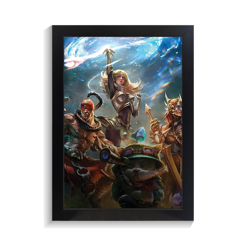 تابلو گیمینگ طرح لیگ اف لجندز کد PF-30206 تابلو گیمینگ طرح لیگ اف لجندز کد PF 30206