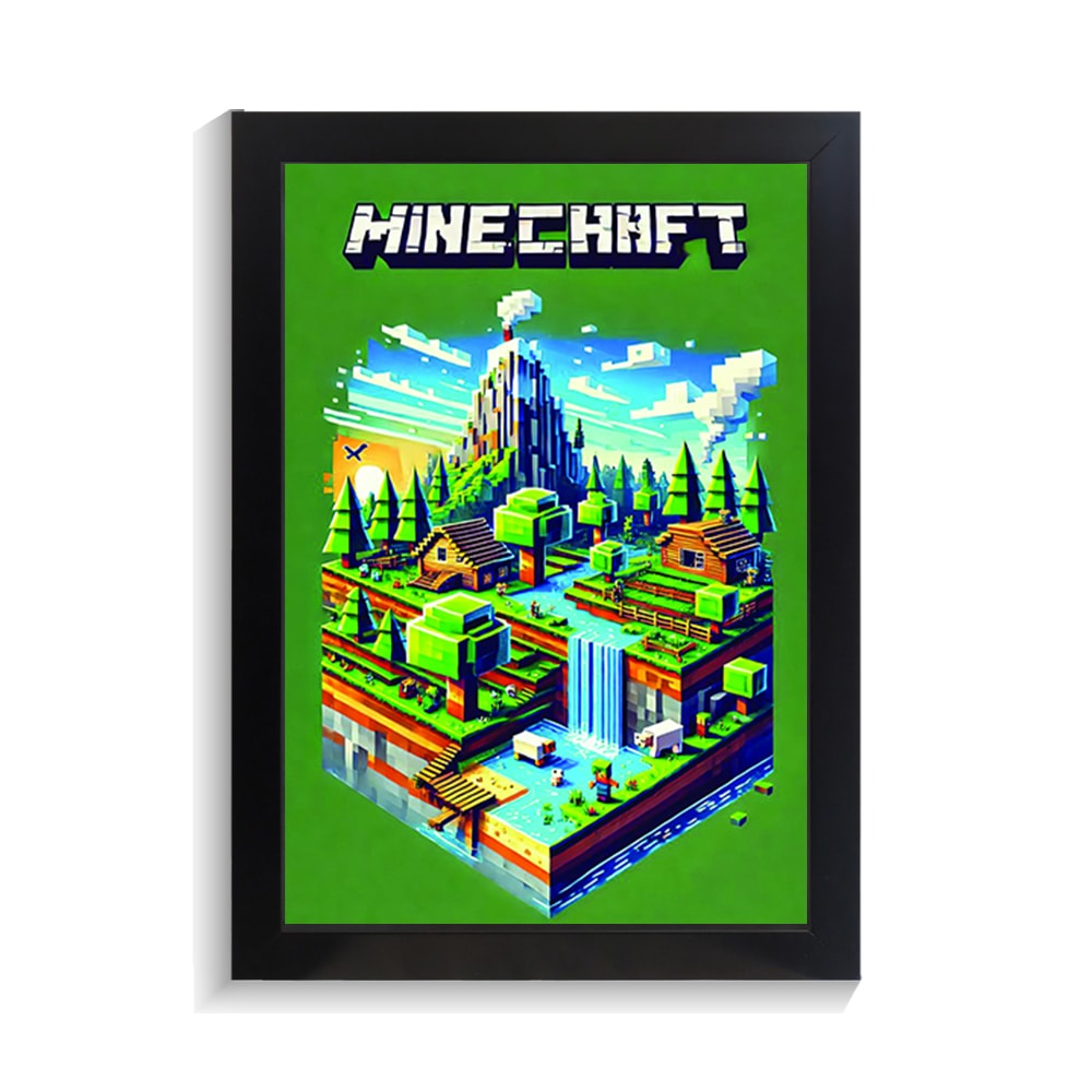 تابلو گیمینگ طرح ماینکرفت کد PF-30006 تابلو گیمینگ طرح ماینکرفت کد PF 30006