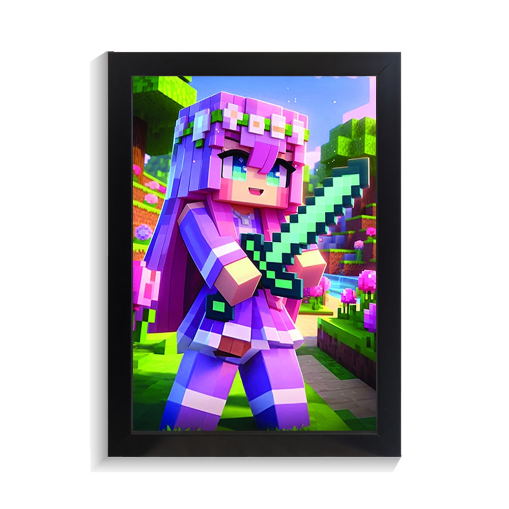 تابلو گیمینگ طرح ماینکرفت کد PF-30007 تابلو گیمینگ طرح ماینکرفت کد PF 30007