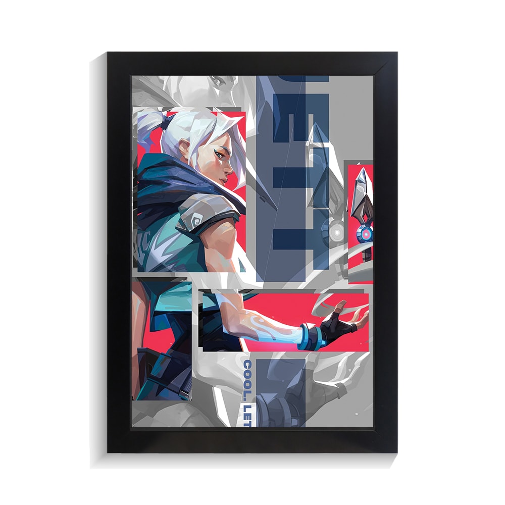 تابلو گیمینگ طرح ولورانت کد PF-30271 تابلو گیمینگ طرح ولورانت کد PF 30271