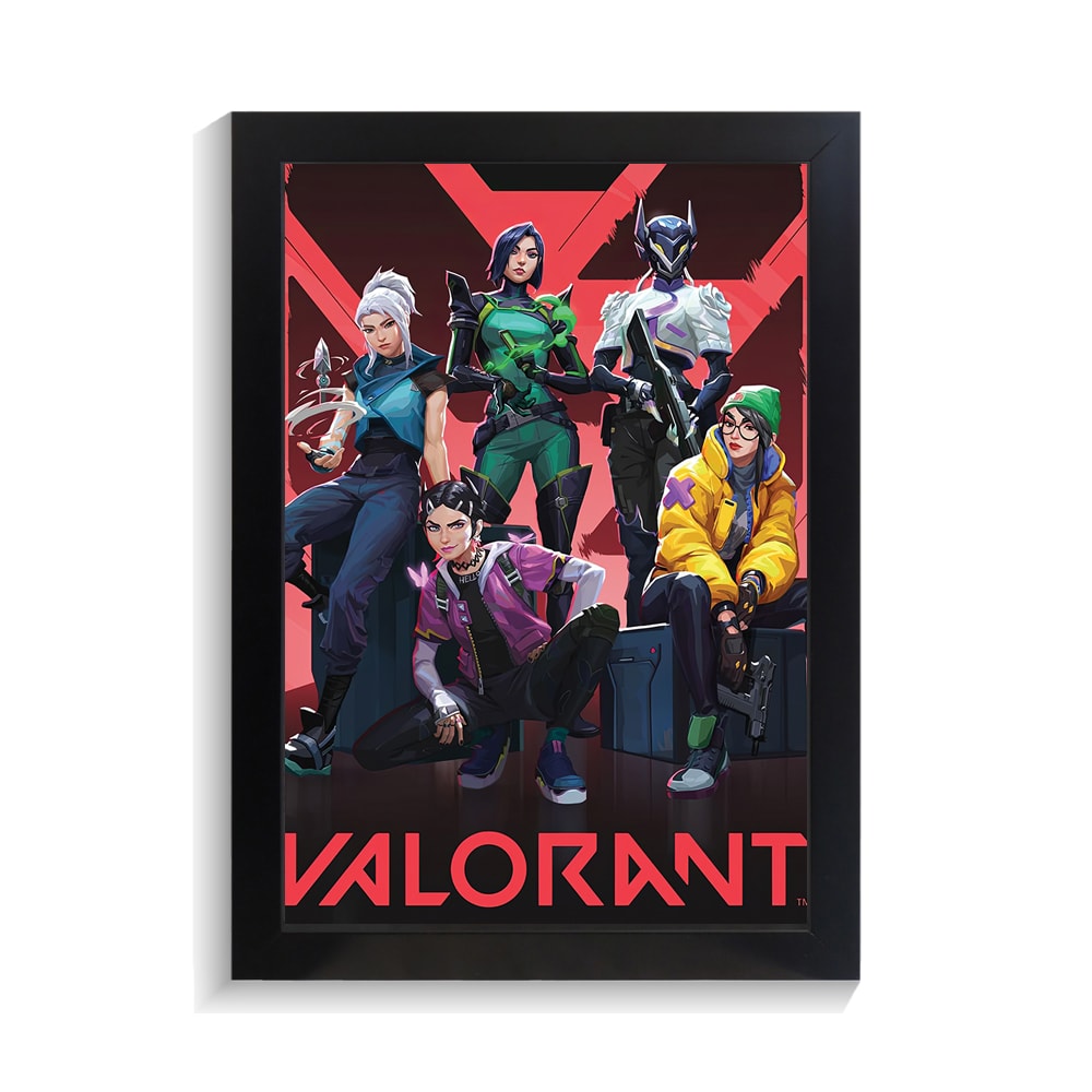 تابلو گیمینگ طرح ولورانت کد PF-30283 تابلو گیمینگ طرح ولورانت کد PF 30283