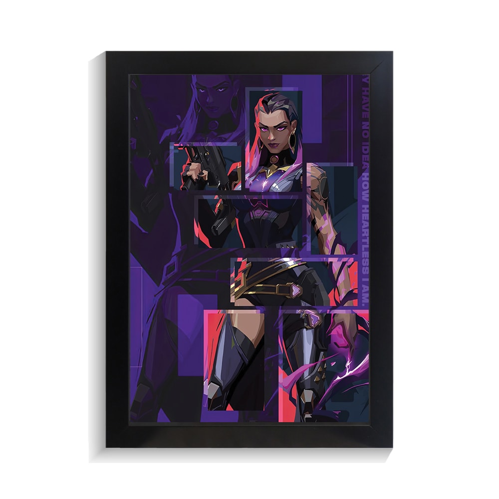 تابلو گیمینگ طرح ولورانت کد PF-30290 تابلو گیمینگ طرح ولورانت کد PF 30290