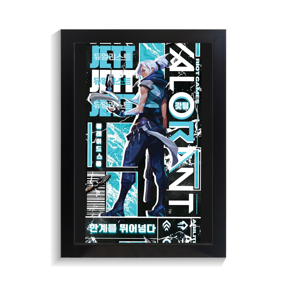 تابلو گیمینگ طرح ولورانت کد PF-30297 تابلو گیمینگ طرح ولورانت کد PF 30297