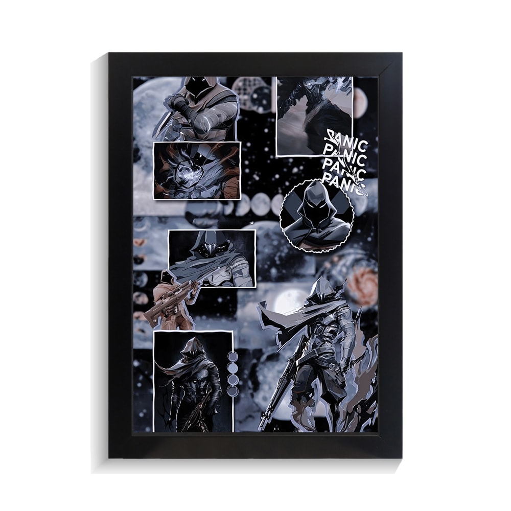 تابلو گیمینگ طرح ولورانت کد PF-30298 تابلو گیمینگ طرح ولورانت کد PF 30298