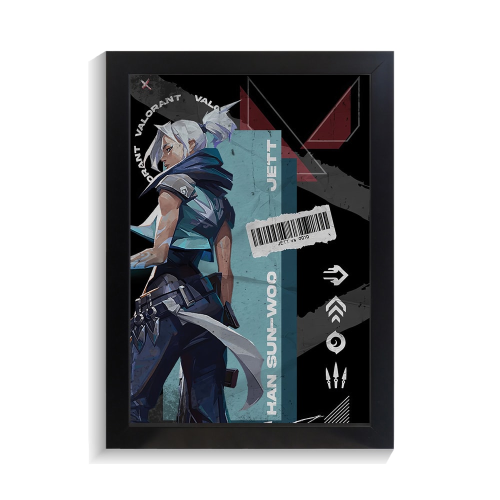 تابلو گیمینگ طرح ولورانت کد PF-30309 تابلو گیمینگ طرح ولورانت کد PF 30309