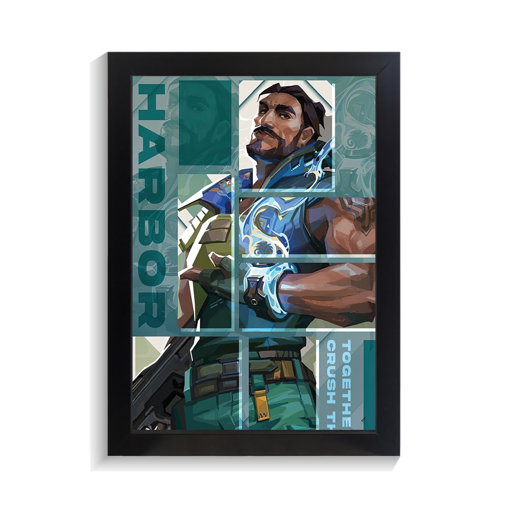 تابلو گیمینگ طرح ولورانت کد PF-30316 تابلو گیمینگ طرح ولورانت کد PF 30316