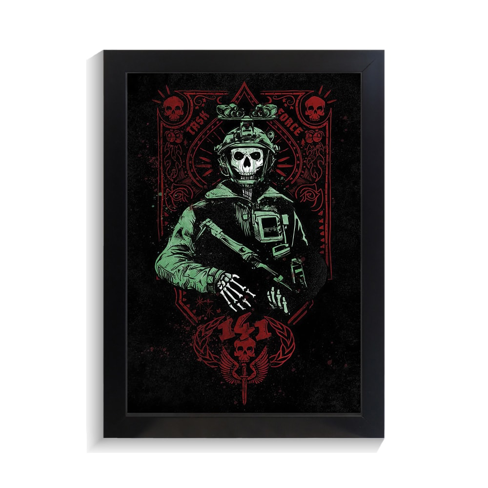 تابلو گیمینگ طرح کال اف دیوتی کد PF-30038 تابلو گیمینگ طرح کال اف دیوتی کد PF 30038