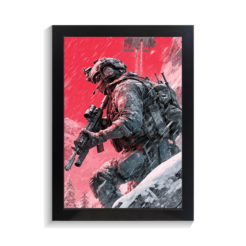 تابلو گیمینگ طرح کال اف دیوتی کد PF-30042 تابلو گیمینگ طرح کال اف دیوتی کد PF 30042