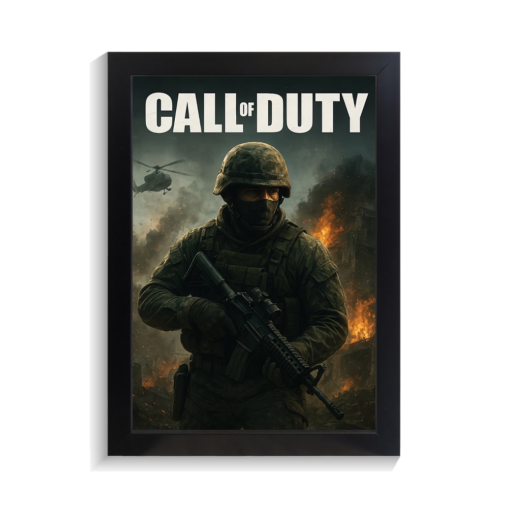 تابلو گیمینگ طرح کال اف دیوتی کد PF-30045 تابلو گیمینگ طرح کال اف دیوتی کد PF 30045