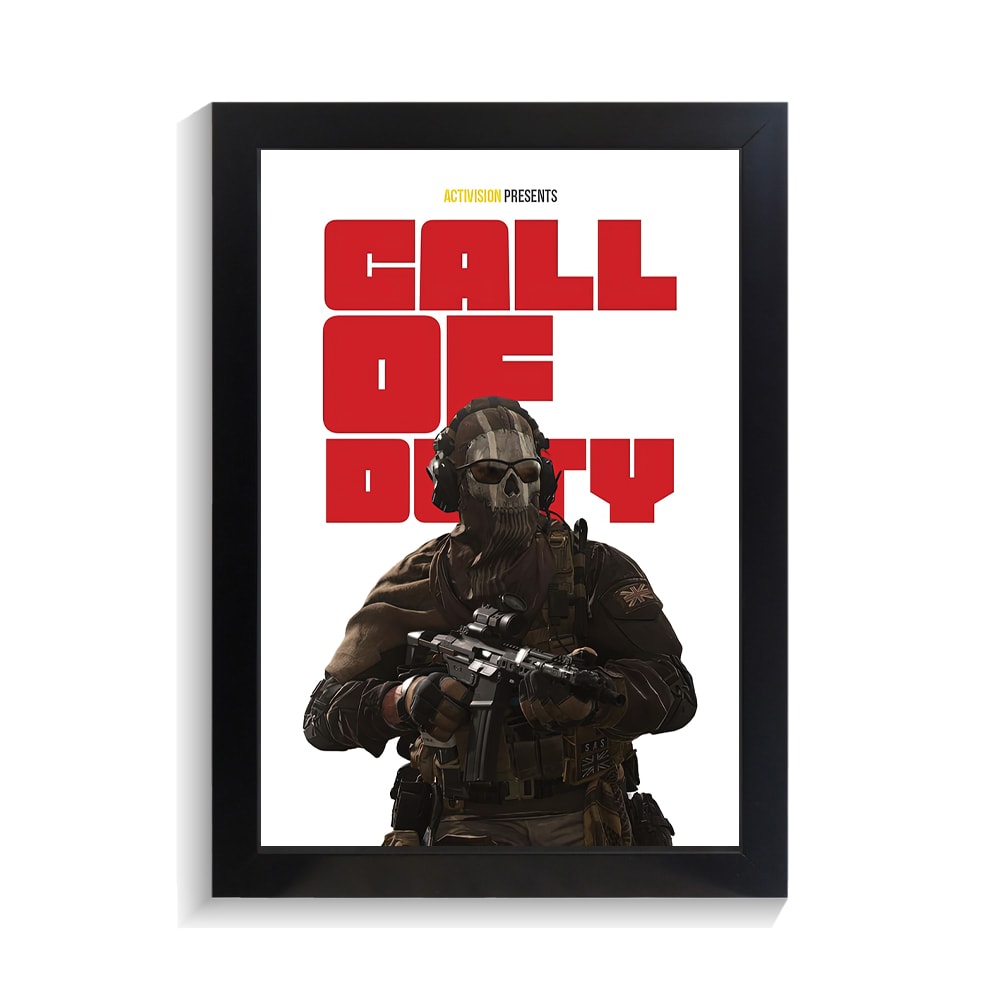 تابلو گیمینگ طرح کال اف دیوتی کد PF-30048 تابلو گیمینگ طرح کال اف دیوتی کد PF 30048