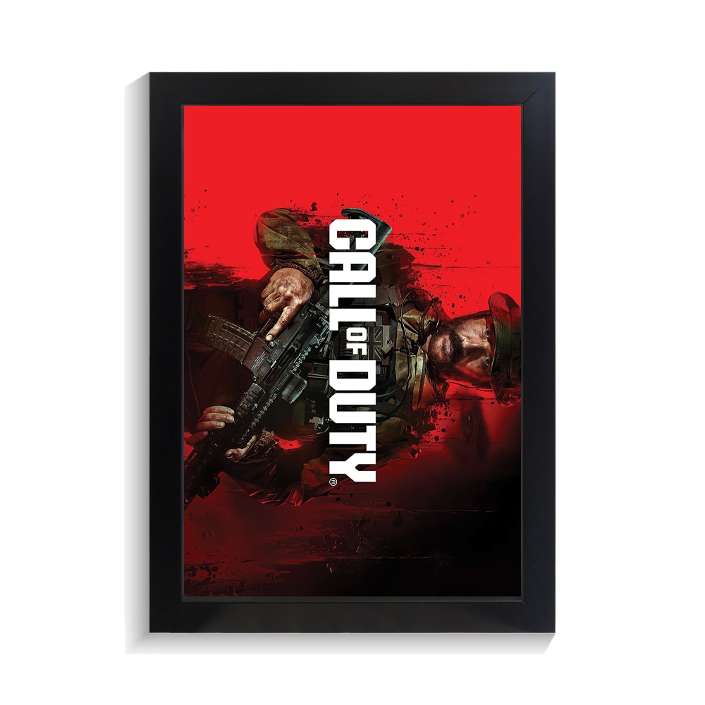 تابلو گیمینگ طرح کال اف دیوتی کد PF-30057 تابلو گیمینگ طرح کال اف دیوتی کد PF 30057