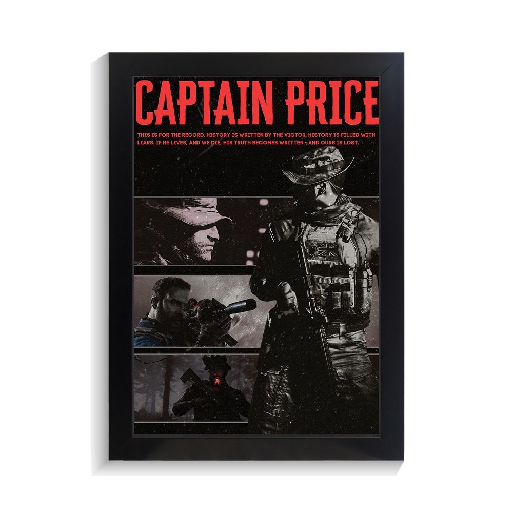 تابلو گیمینگ طرح کاپیتان پرایس کال اف دیوتی کد PF-30051 تابلو گیمینگ طرح کاپیتان پرایس کال اف دیوتی کد PF 30051