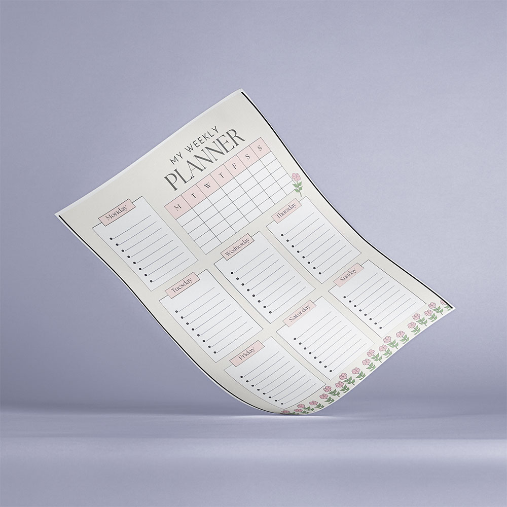 پلنر هفتگی کد PL-97005 پلنر هفتگی کد PL 97005